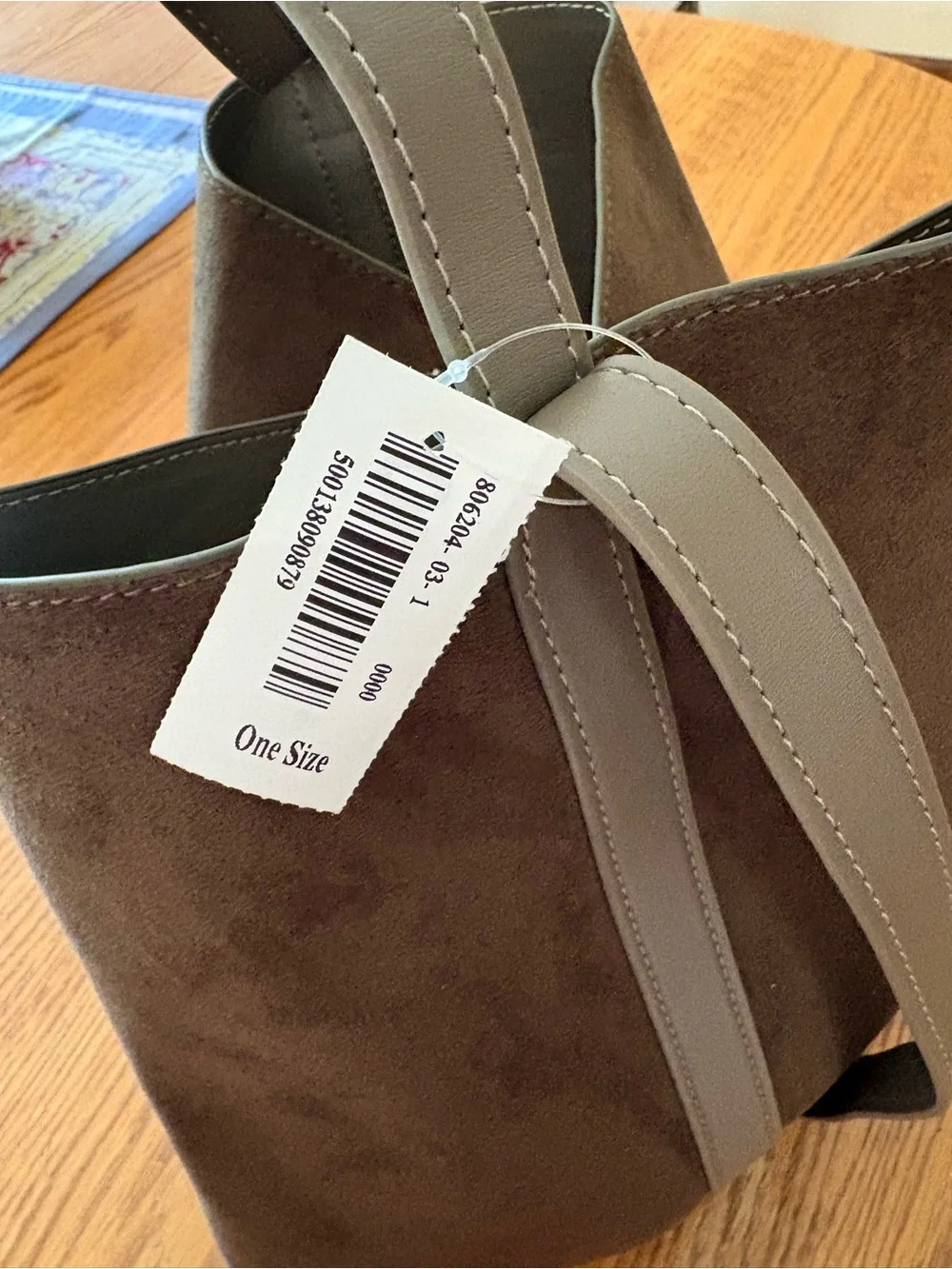 Old Navy Medium Carrie Tote Bag- Olive Suede NWT
